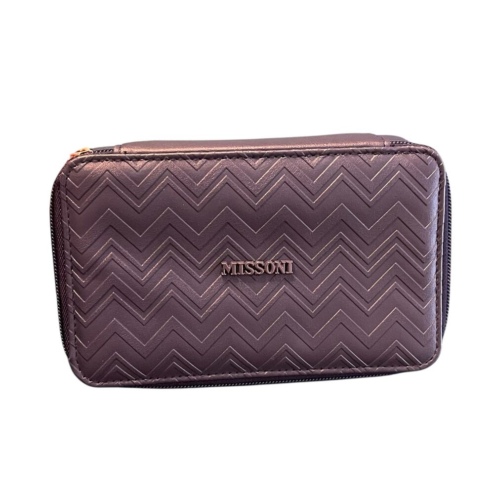 Delta Missoni Collaboration Travel Toiletry Pouch Case - Picture 2 of 4